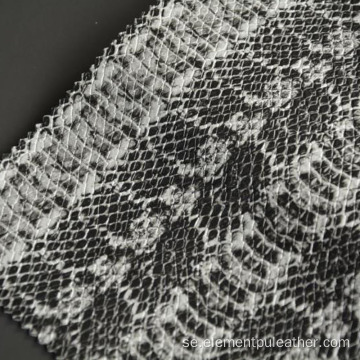 krokodilpräglat 3D-mönster PU-läder DIY